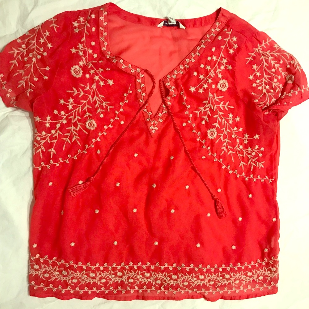 Sheer blouse